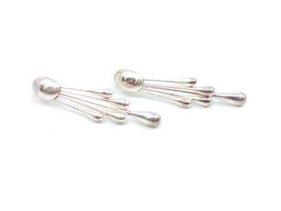 Georg JENSEN (1866-1935) 

Parure en argent...
