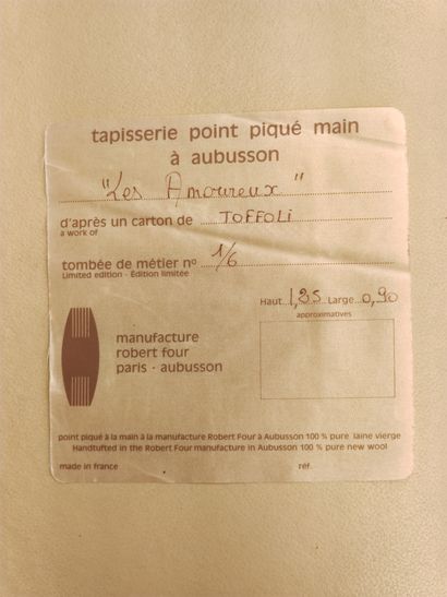 AUBUSSON MANUFACTURE ROBERT FOUR

Tapisserie...