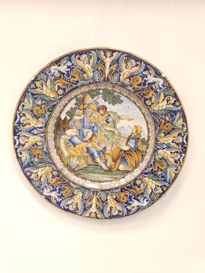 
ITALIE XIXème siècle 




Grand plat rond...