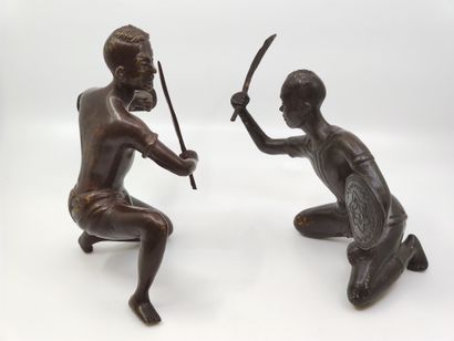 
INDONESIE




Deux statues en bronze représentant...