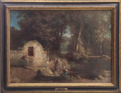Eugène DIAZ DE LA PEÑA (Attrib.) 

Paysage...