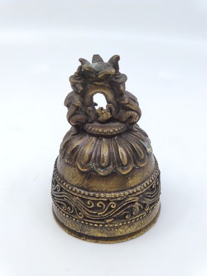 TRAVAIL ASIATIQUE 

CLOCHE de temple en bronze...
