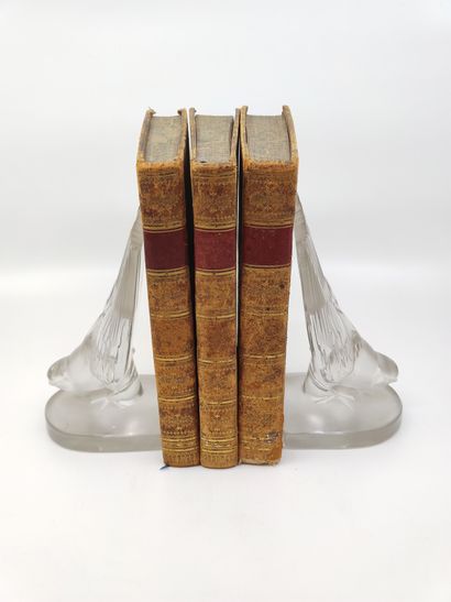 LALIQUE France

Paire de serre-livres en...