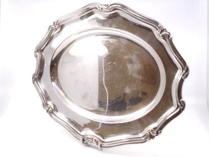 CHRISTOFLE

PLAT oblong en métal blanc, à...