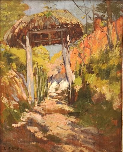 RAYMOND ALLEGRE (1857-1933) 

Entrée d'un...