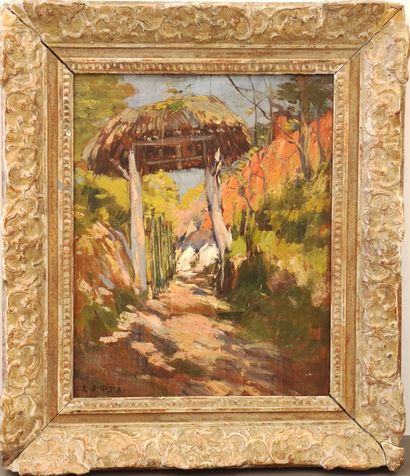 RAYMOND ALLEGRE (1857-1933) 

Entrée d'un...