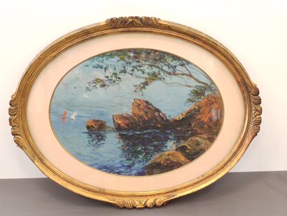 VINCENT NANAGO (1880-1936) 

Bord de mer...