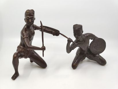 
INDONESIE




Deux statues en bronze représentant...