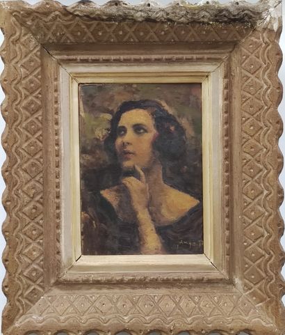 LAUDATI (Naples 1864 - 1941 Paris)

Tête...