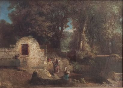 Eugène DIAZ DE LA PEÑA (Attrib.) 

Paysage...