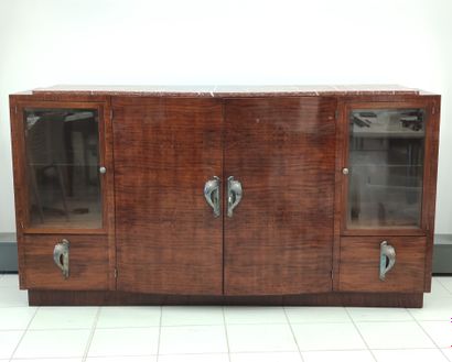 
ENFILADE en acajou et placage d'acajou,...