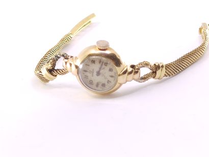 OMEGA 

Montre bracelet de dame en or jaune...