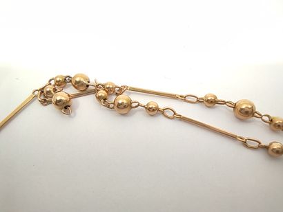 
COLLIER en or jaune 750° cassé




Poids...
