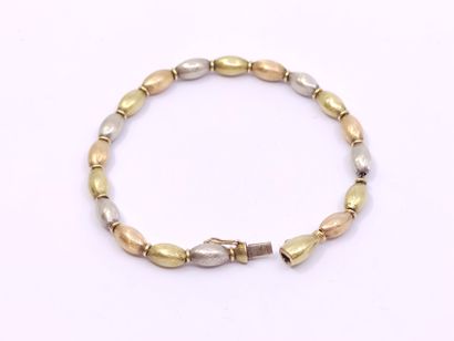 
BRACELET souple trois ors 750° amati 




Poids...