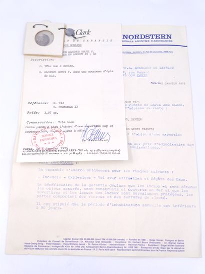 
Monnaie romaine Decimius Albinus BRUTI F

Denier...