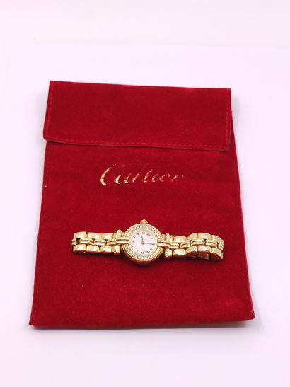 CARTIER 

Montre bracelet en or jaune 750°,...