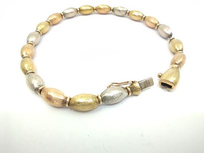 
BRACELET souple trois ors 750° amati 




Poids...
