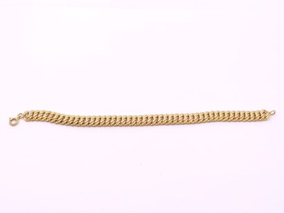 
BRACELET maille américaine en or jaune 750°...