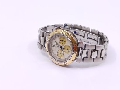 CARTIER PASHA 

Montre bracelet or et acier,...