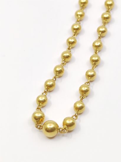 COLLIER marseillais en or jaune 750°

Poids...