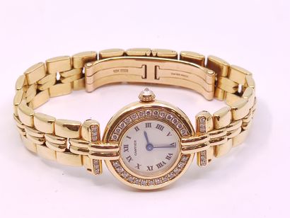 CARTIER 

Montre bracelet en or jaune 750°,...