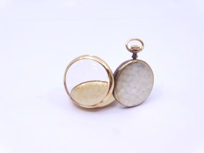 LIP

Montre a gousset en or 750°, double...