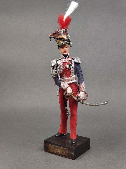 Marcel RIFFET 

Deux figurines en plomb peint...