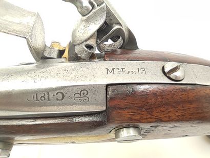 Flintlock pommel gun model AN XIII. 

Round...