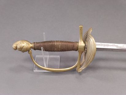 Uniform sword. 

Copper watermarked fuse....