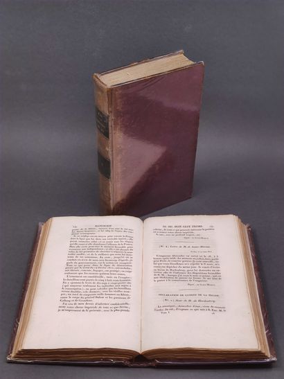 FAIN

Manuscrit de 1813

Ensemble de 2 volumes...