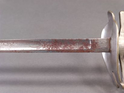 Uniform sword, attributed to the light infantry....