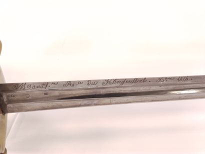 Cavalry sword of line AN XI modified 1816...