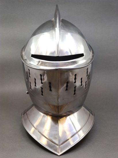 Medieval style armour. 

Made of iron, with...