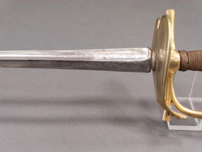 Uniform sword. 

Copper filigree fuse. Gilded...