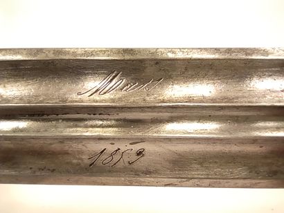 Marine infantry officer saber. 

Horn handle...