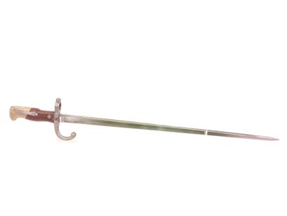 Gras bayonet model 1874. 

A.B.E. Scabbard...