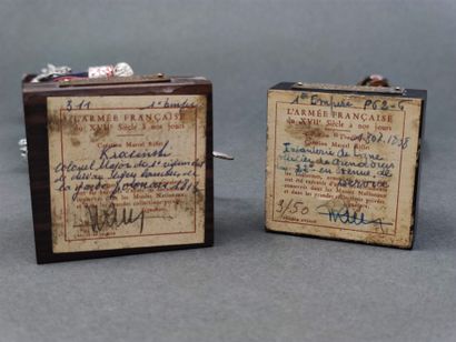Marcel RIFFET 

Deux figurines en plomb peint...