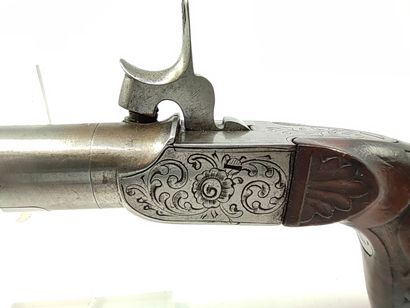 Percussion box gun 

Round barrel with forced...