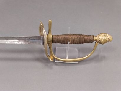 Uniform sword. 

Copper watermarked fuse....
