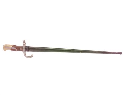 Gras bayonet model 1874. 

A.B.E. Scabbard...