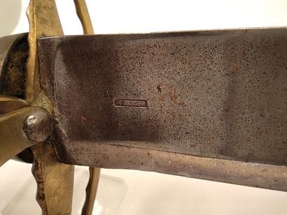 Cavalry officer's saber, with revolving guard....