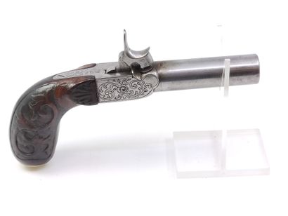 Percussion box gun 

Round barrel with forced...