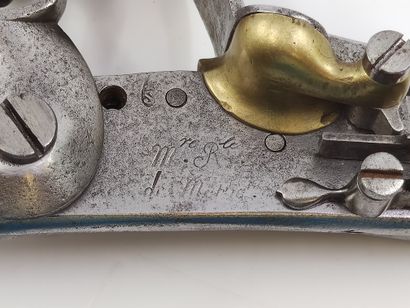 Flint lock An IX. 

Signed 
