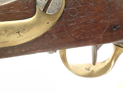 Flintlock pommel gun model AN XIII. 

Round...