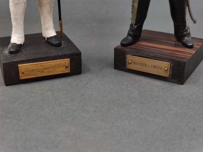 Marcel RIFFET 

Deux figurines en plomb peint...