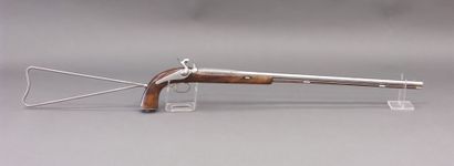 Pistol of poacher. 

Long round barrel with...