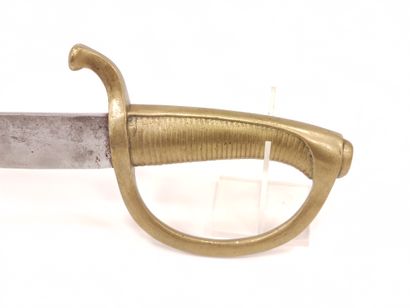 Infantry saber called Briquet. Middle of...