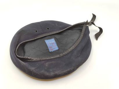 French beret. 

In black cloth.