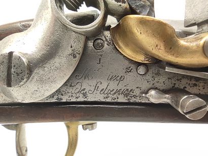 Flintlock pommel gun model AN XIII. 

Round...