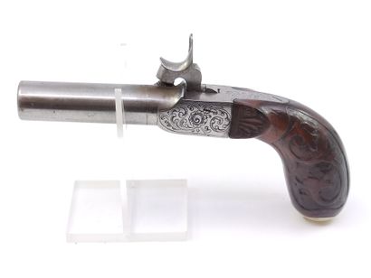 Percussion box gun 

Round barrel with forced...